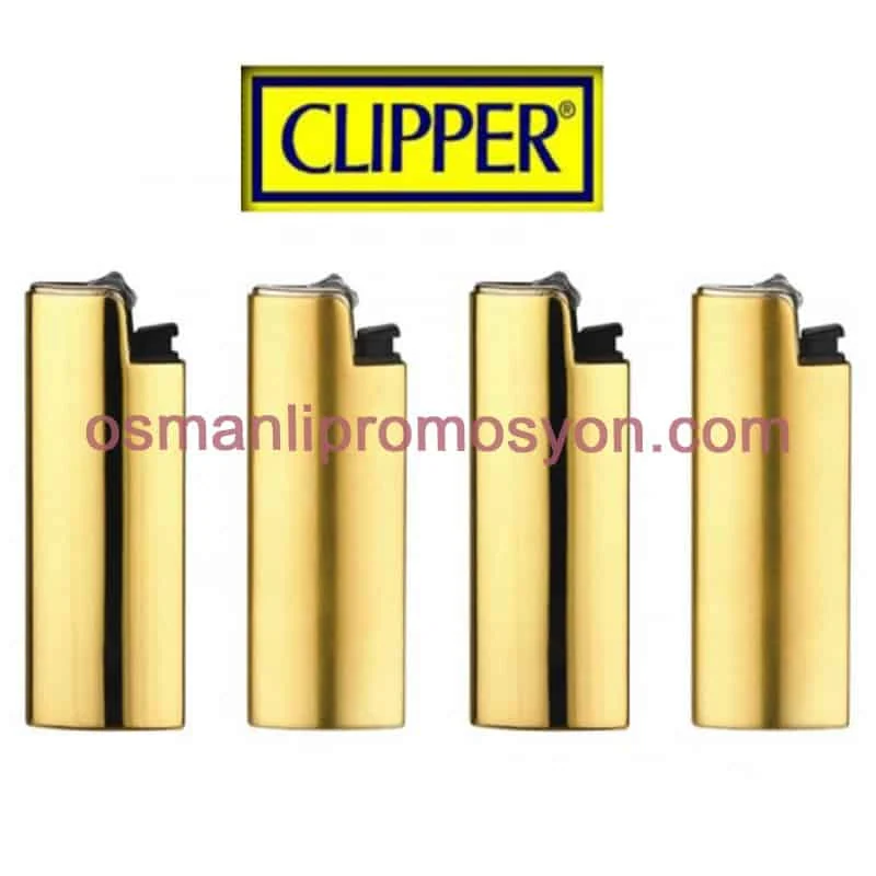 Clipper Micro Taşlı Siboplu Metal Promosyon Çakmak